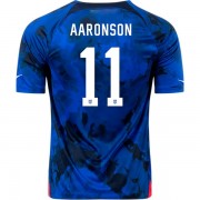 Günstige USA WM 2022 Fußballtrikots Brenden Aaronson 11 Auswärtstrikot..